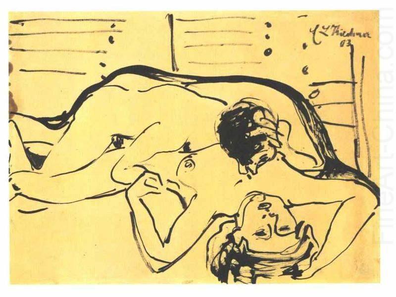 Ernst Ludwig Kirchner Lovers china oil painting image